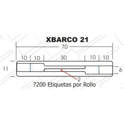 Etiquetas XBARCO21