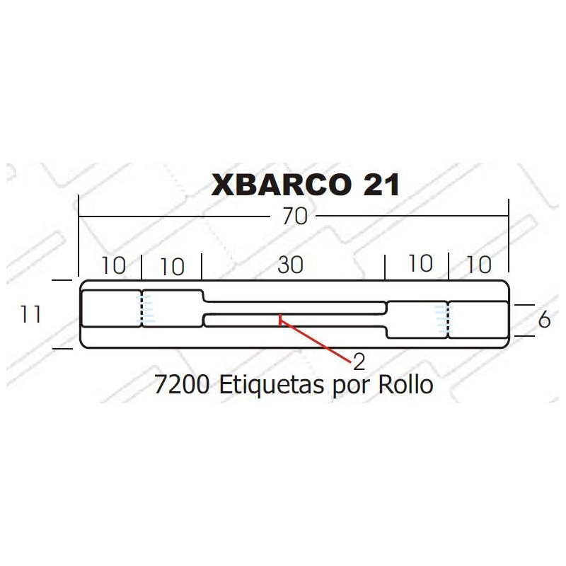 Etiquetas XBARCO21 Etiquetas XBARCO21